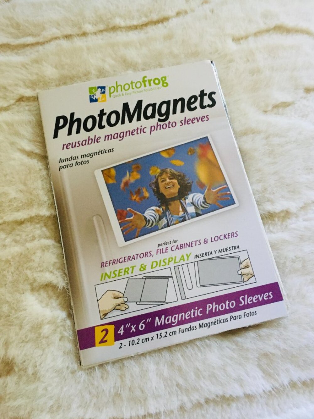 Photofrog Magnetic Photo Sleeves 4x6 Pack of 2 Refrigerator/Locker Magnets #2